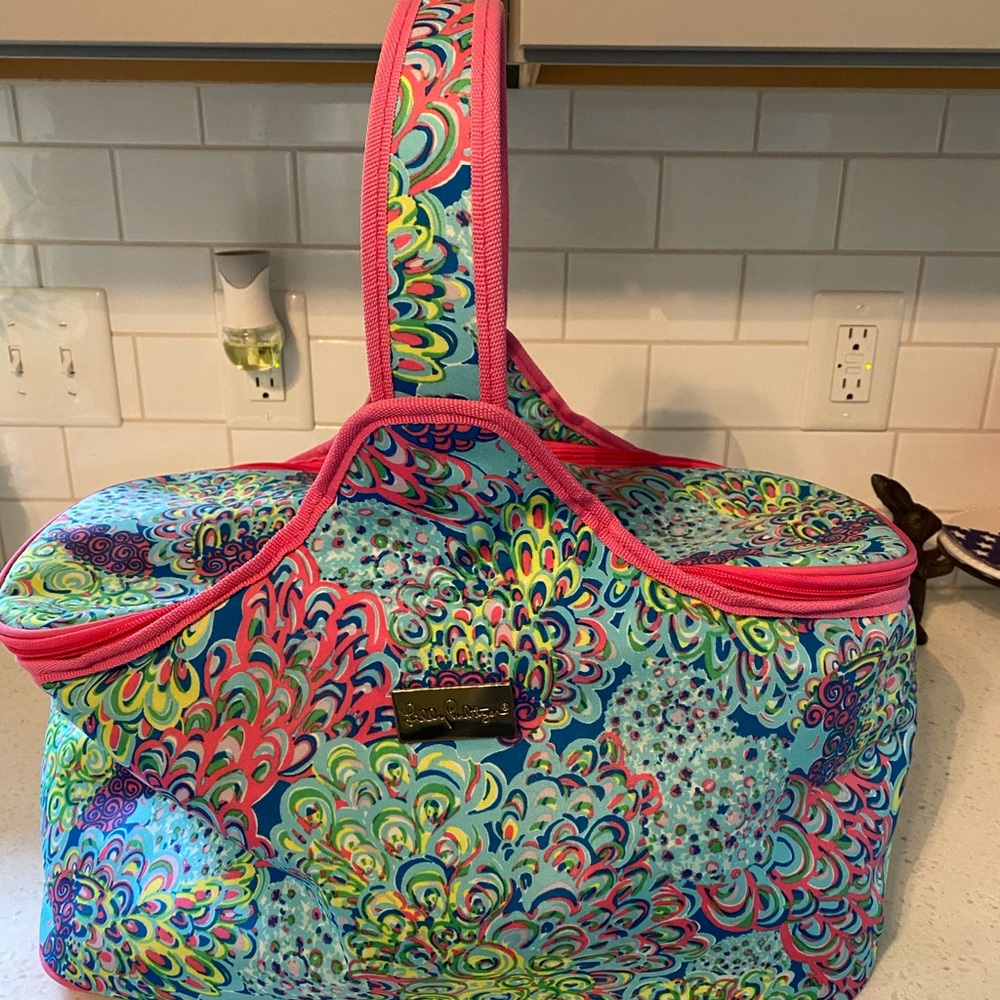 Lilly Pulitzer Lagoon party pattern-  large cooler